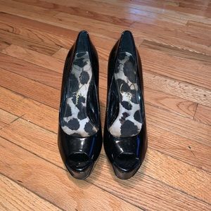 Jessica Simpson peep toe heels
